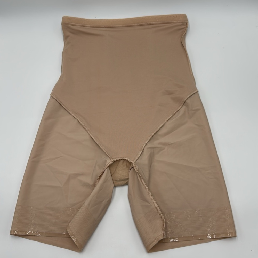 NWT Slim-Shaper by Miracle Brands Hi-Waist Thigh Slimmer - Size L (Nude) - Picture 8 of 12